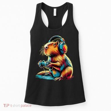 Funny Capybara Women's Tank Top
