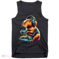 Funny Capybara Tank Top thumb 0