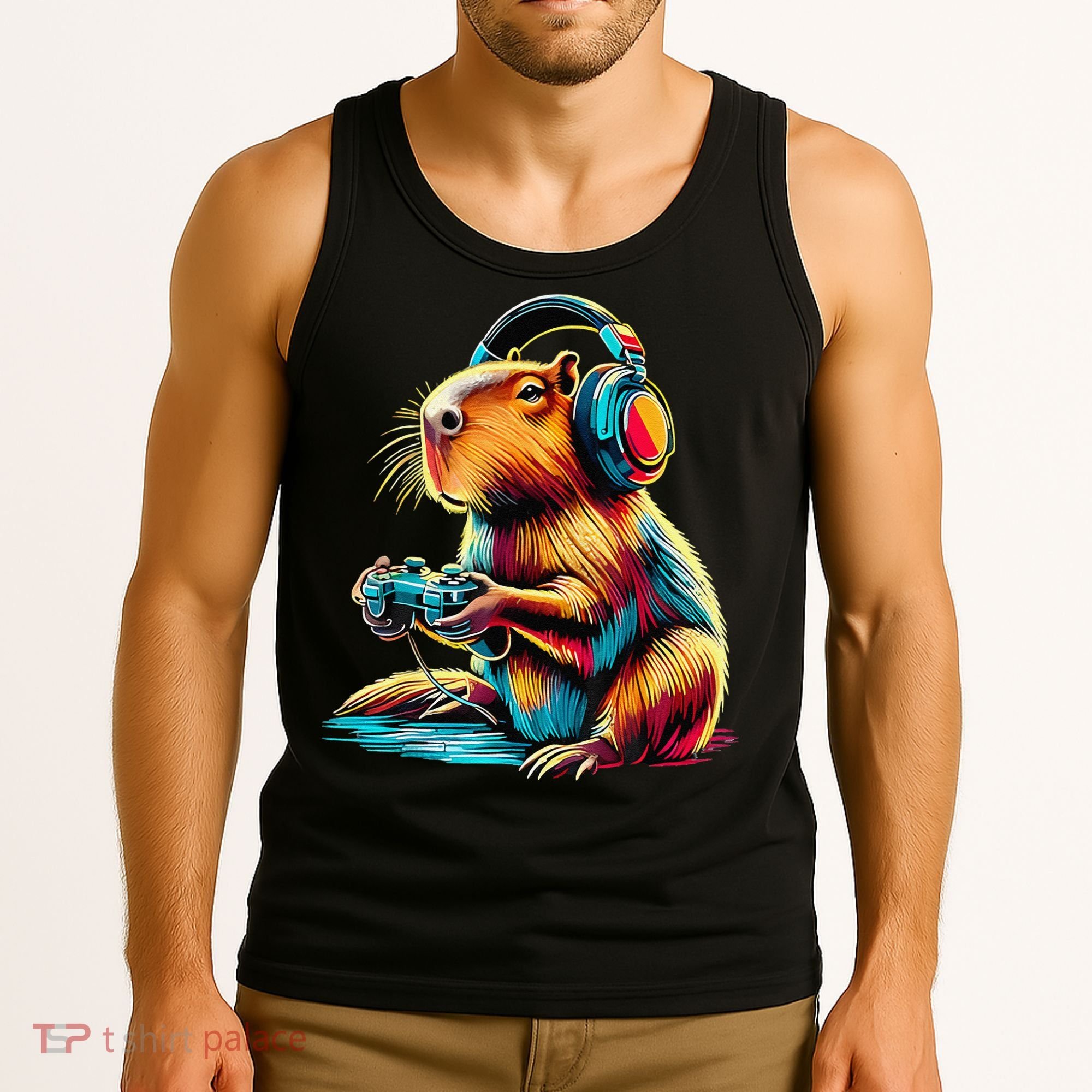Funny Capybara Tank Top