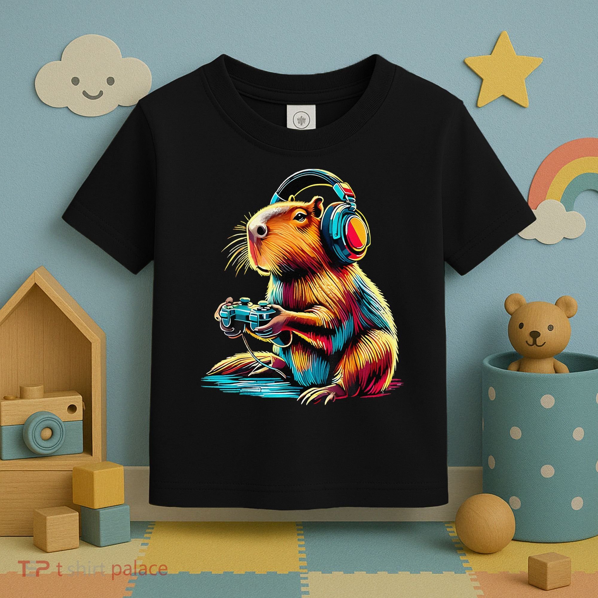 Funny Capybara Toddler T-Shirt