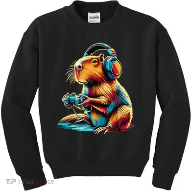Funny Capybara Kids Sweatshirt