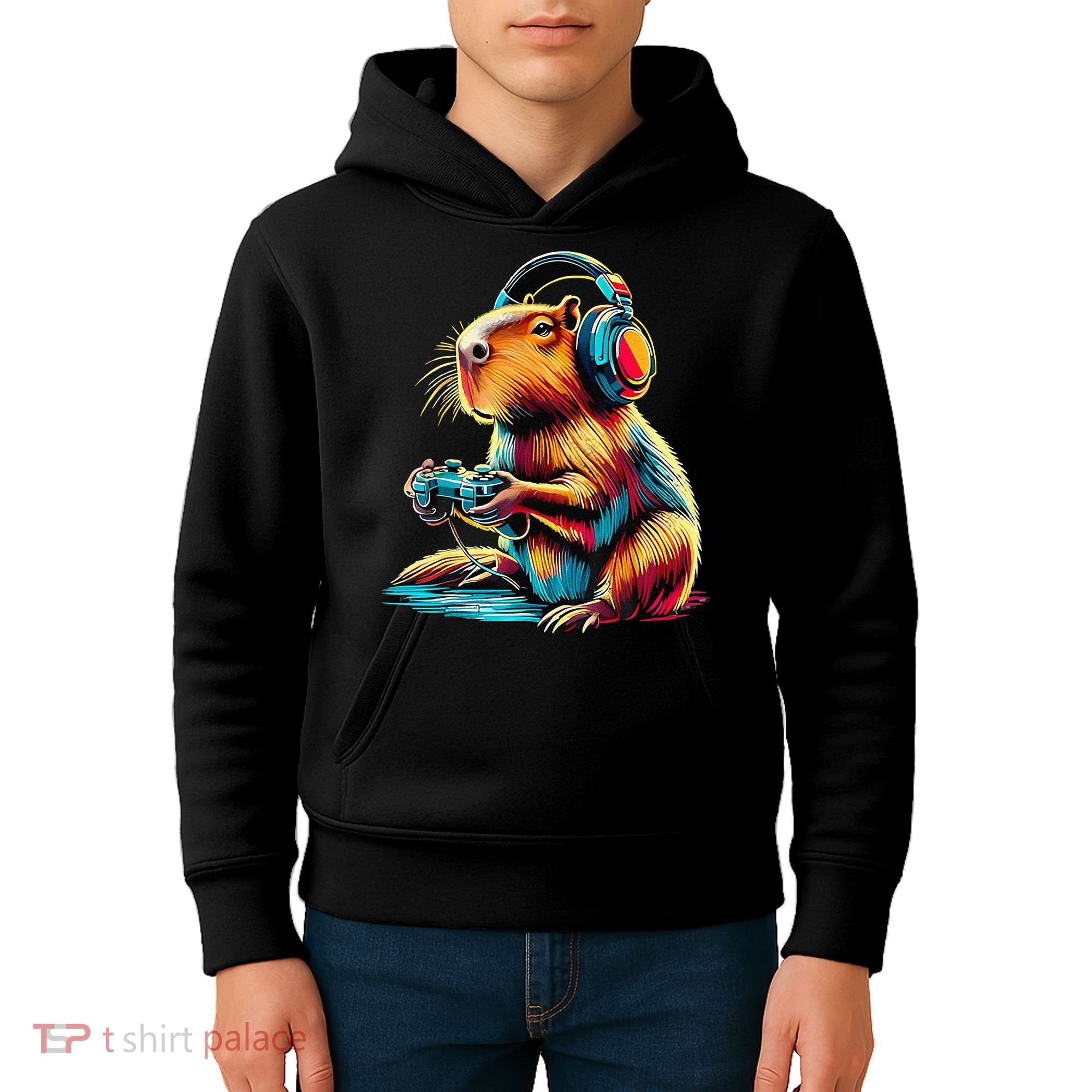 Funny Capybara Kids Hoodie
