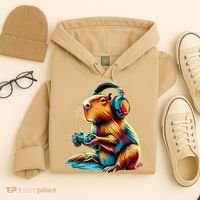 Funny Capybara Hoodie thumb 4