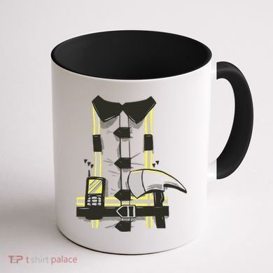 Firefighter Costume Coffee Mug back