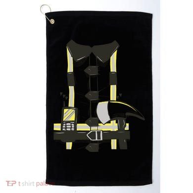 Firefighter Costume Golf Towel
