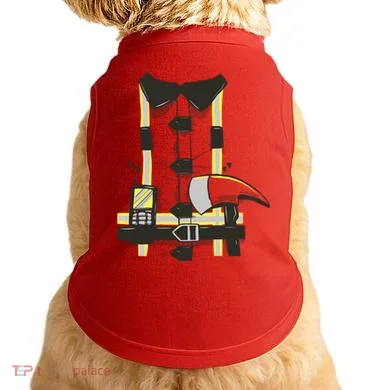Firefighter Costume Doggie Tank
