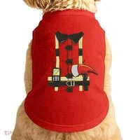 Firefighter Costume Doggie Tank thumb 0