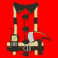 Firefighter Costume Doggie Tank thumb 4