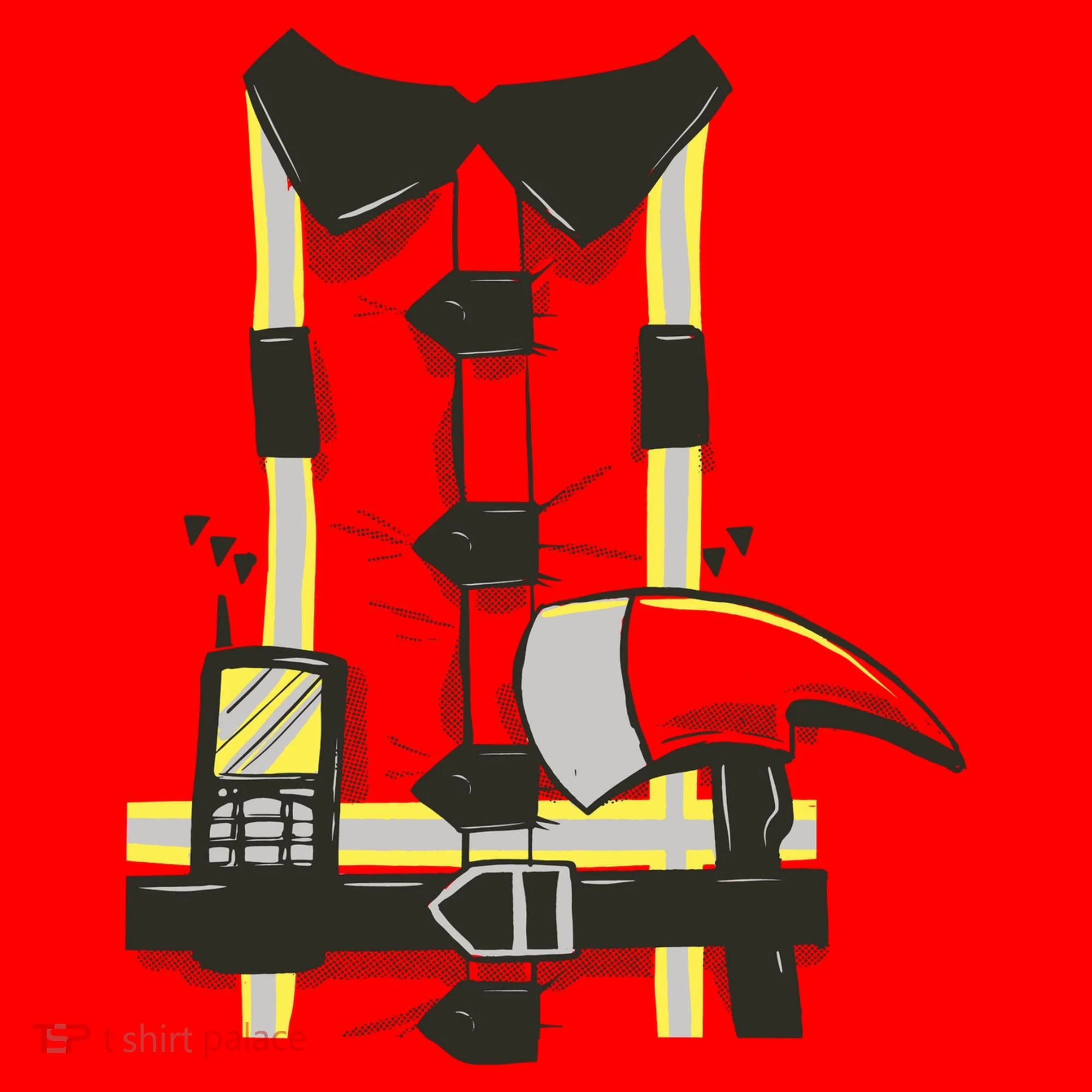 Firefighter Costume Doggie Tank
