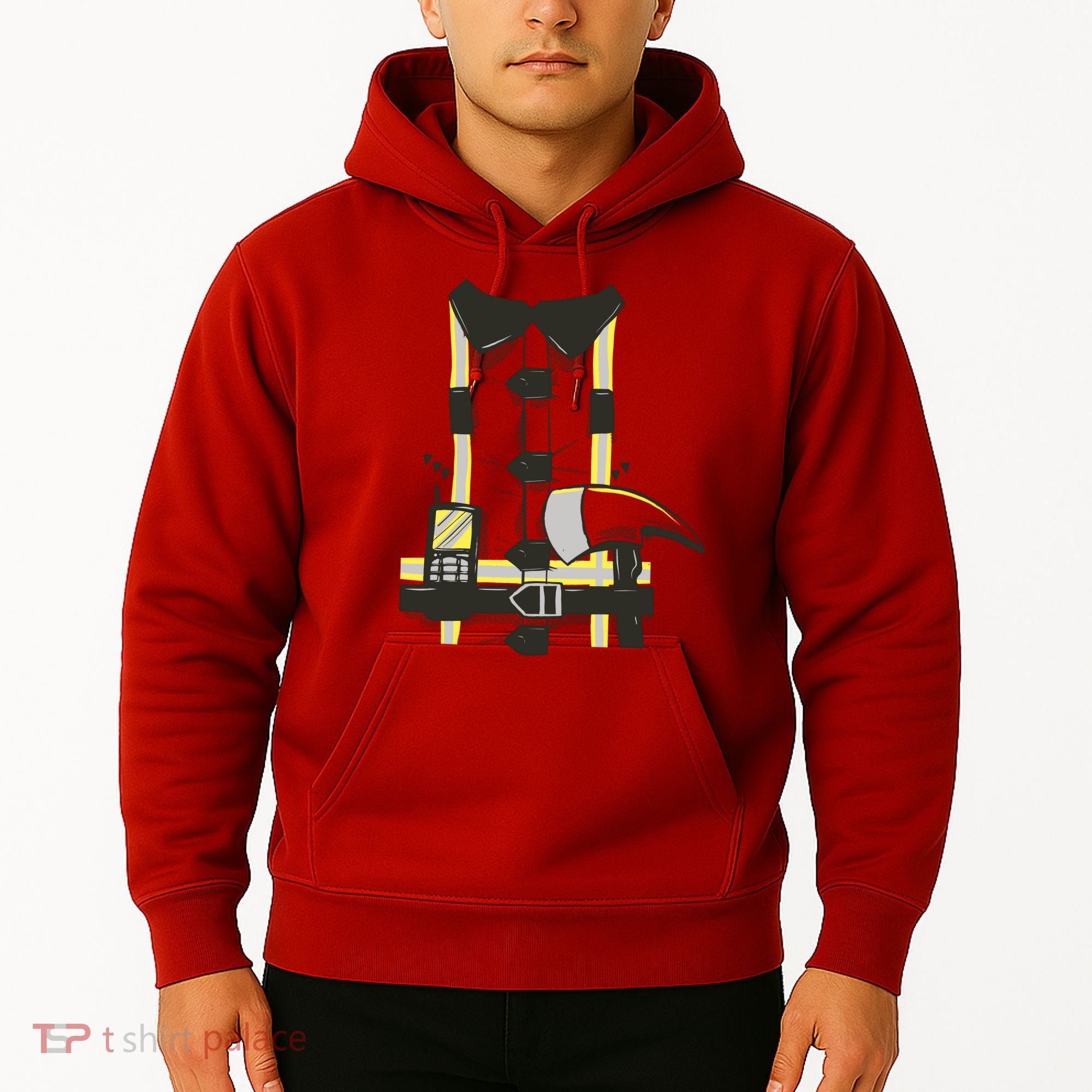Firefighter Costume Hoodie