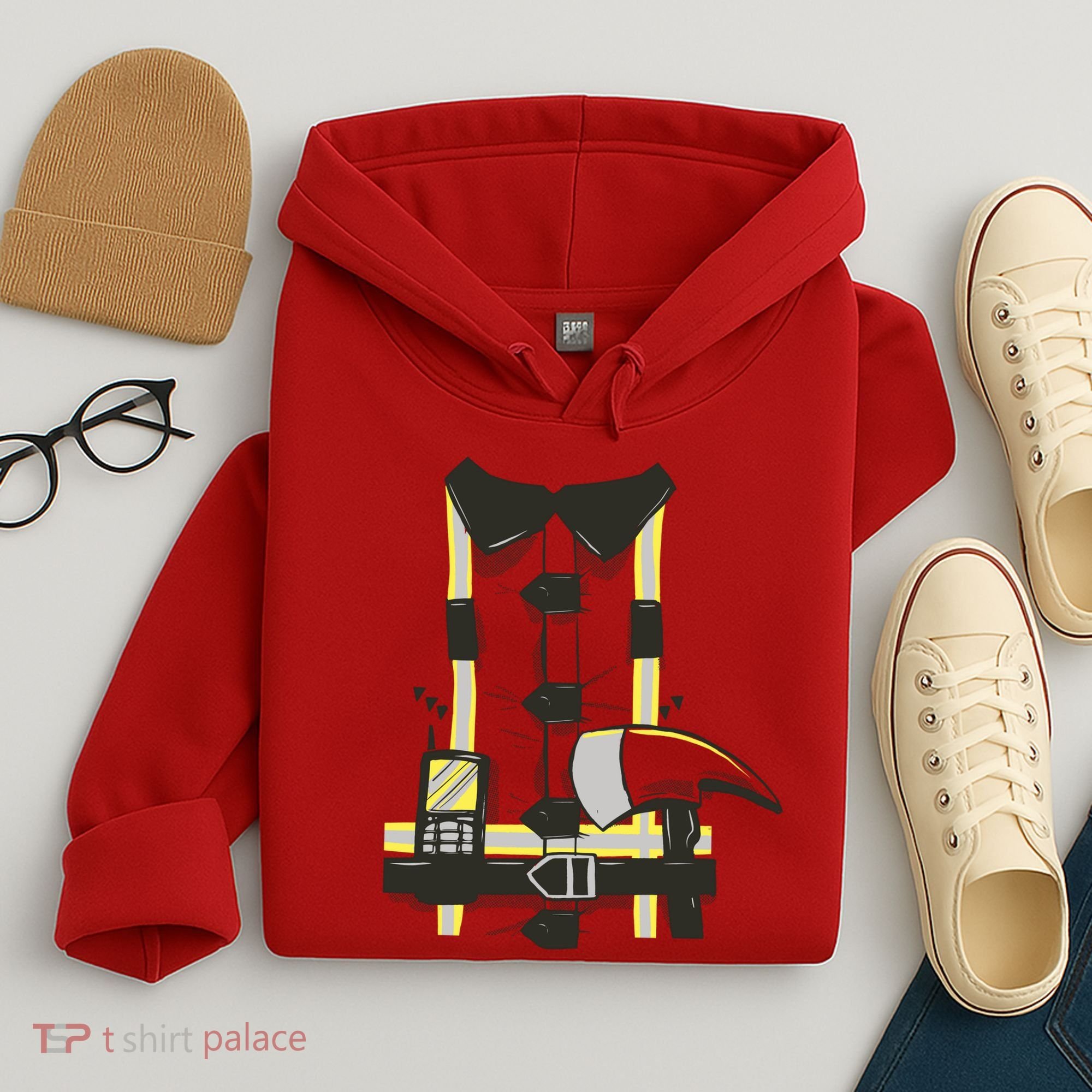 Firefighter Costume Hoodie