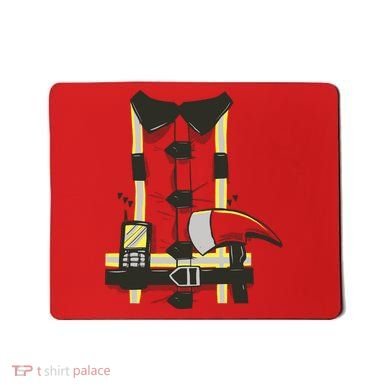 Firefighter Costume Mousepad