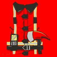 Firefighter Costume Mousepad thumb 1