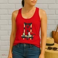 Firefighter Costume Women's Tank Top thumb 2