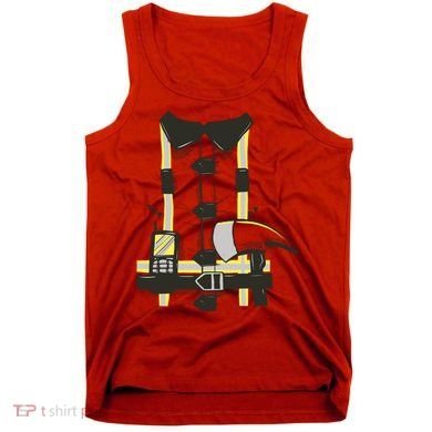 Firefighter Costume Tank Top