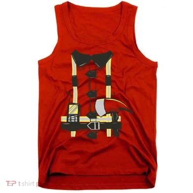 Firefighter Costume Tank Top