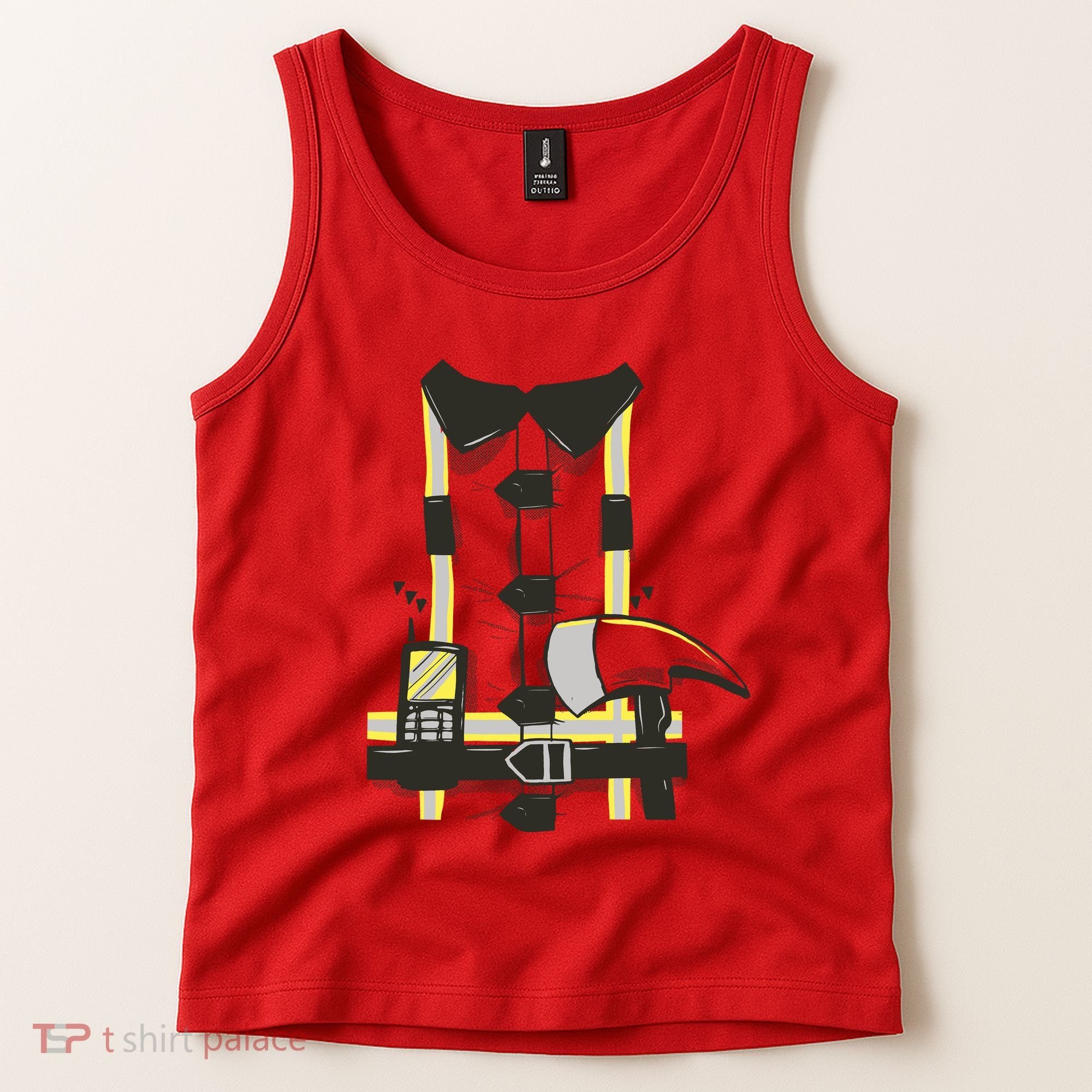 Firefighter Costume Tank Top
