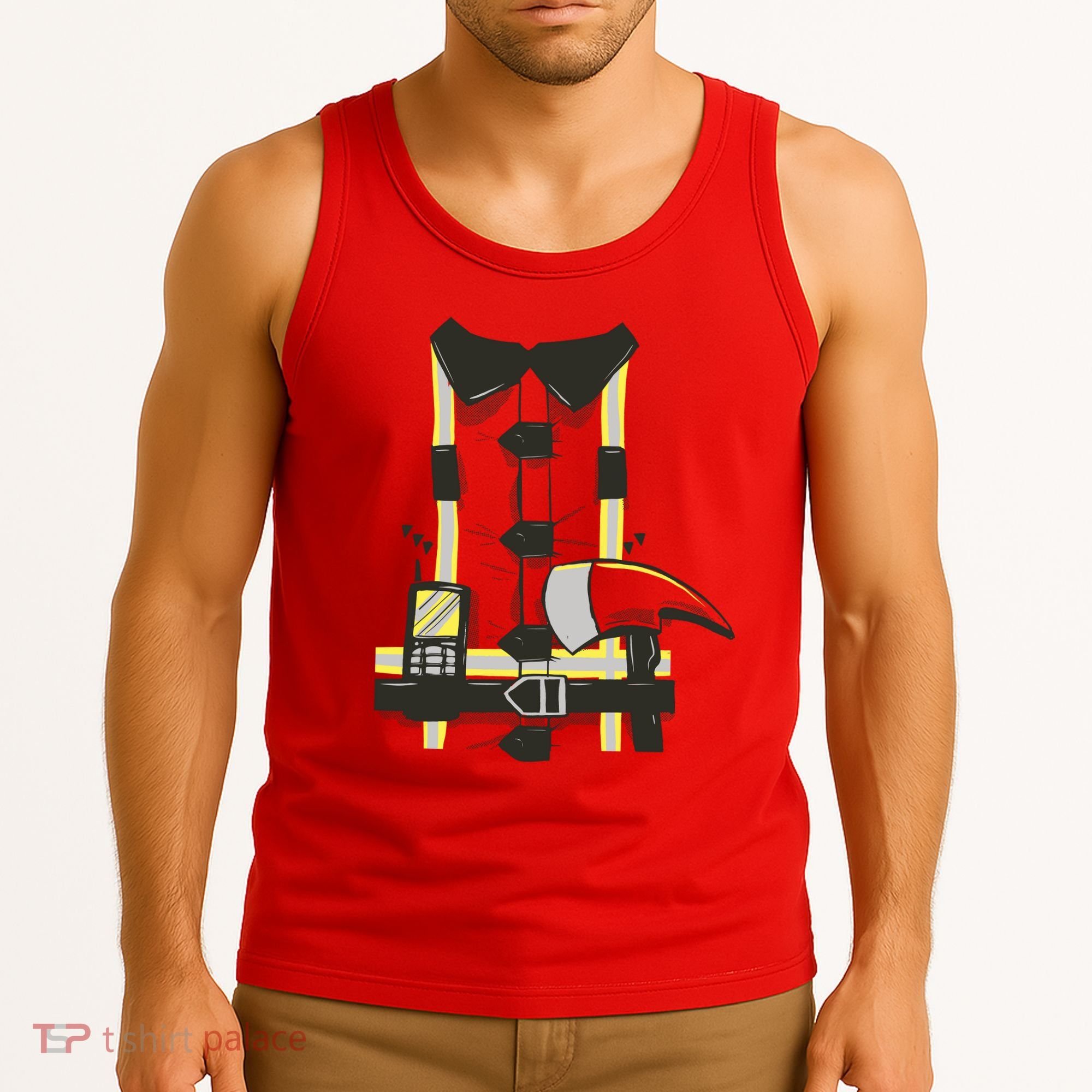 Firefighter Costume Tank Top