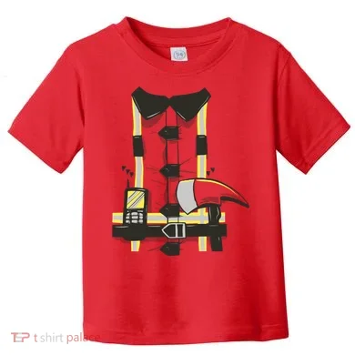 Firefighter Costume Toddler T-Shirt