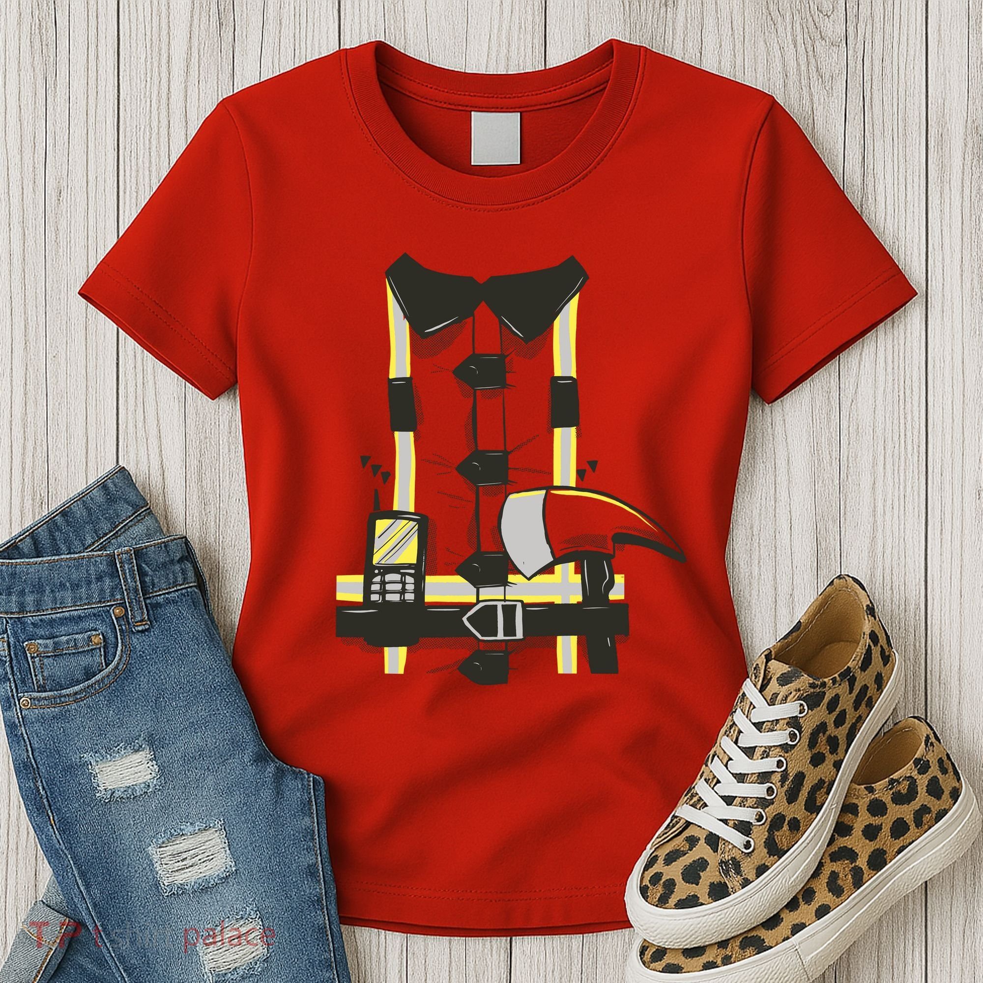 Firefighter Costume Women's T-Shirt