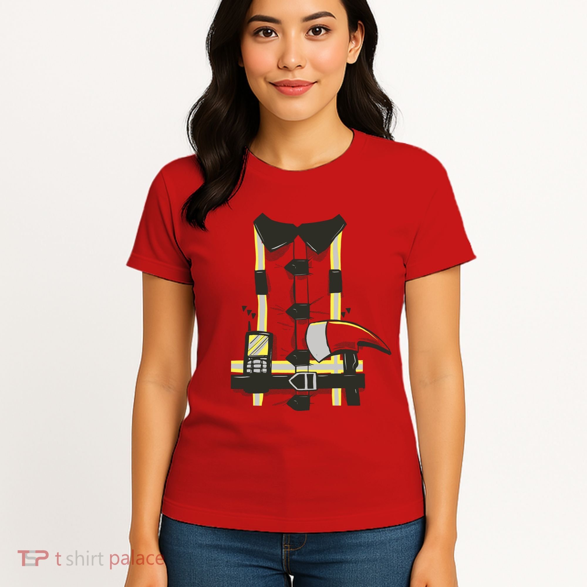 Firefighter Costume Women's T-Shirt