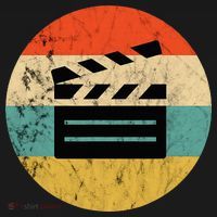 Filmmaker Clapboard Film Director Lover Retro Sunset Backpack thumb 2