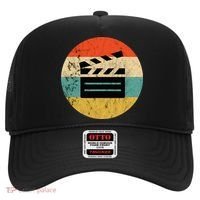 Filmmaker Clapboard Film Director Lover Retro Sunset Hat thumb 0