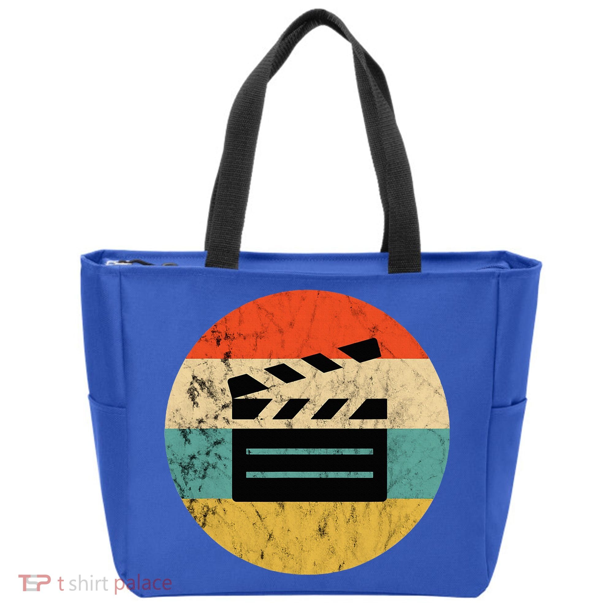 Filmmaker Clapboard Film Director Lover Retro Sunset Tote Bag