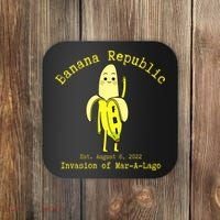 Funny Conservative Banana Republic Defund the FBI Coaster thumb 0