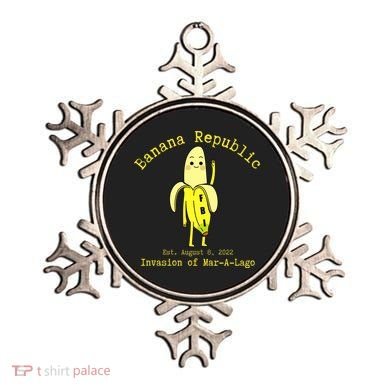 Funny Conservative Banana Republic Defund the FBI Ornament