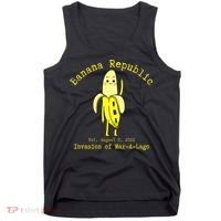 Funny Conservative Banana Republic Defund the FBI Tank Top thumb 0
