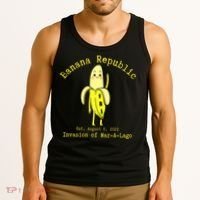Funny Conservative Banana Republic Defund the FBI Tank Top thumb 3