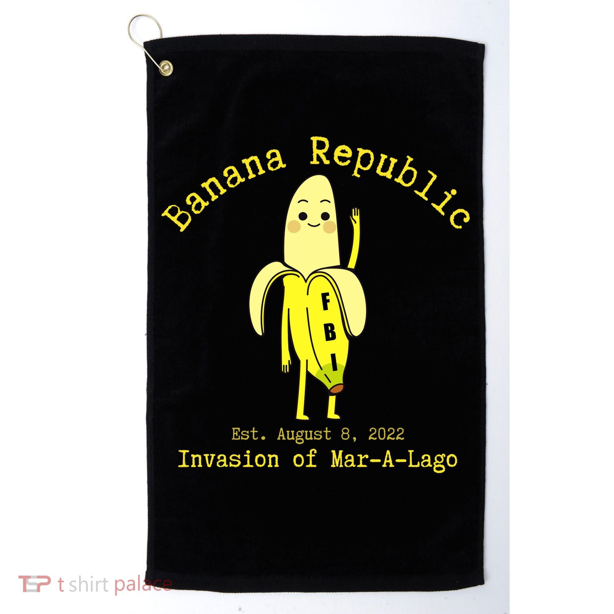 Funny Conservative Banana Republic Defund the FBI Golf Towel