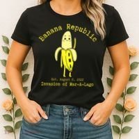 Funny Conservative Banana Republic Defund the FBI Women's T-Shirt thumb 2