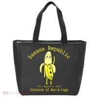 Funny Conservative Banana Republic Defund the FBI Tote Bag thumb 0