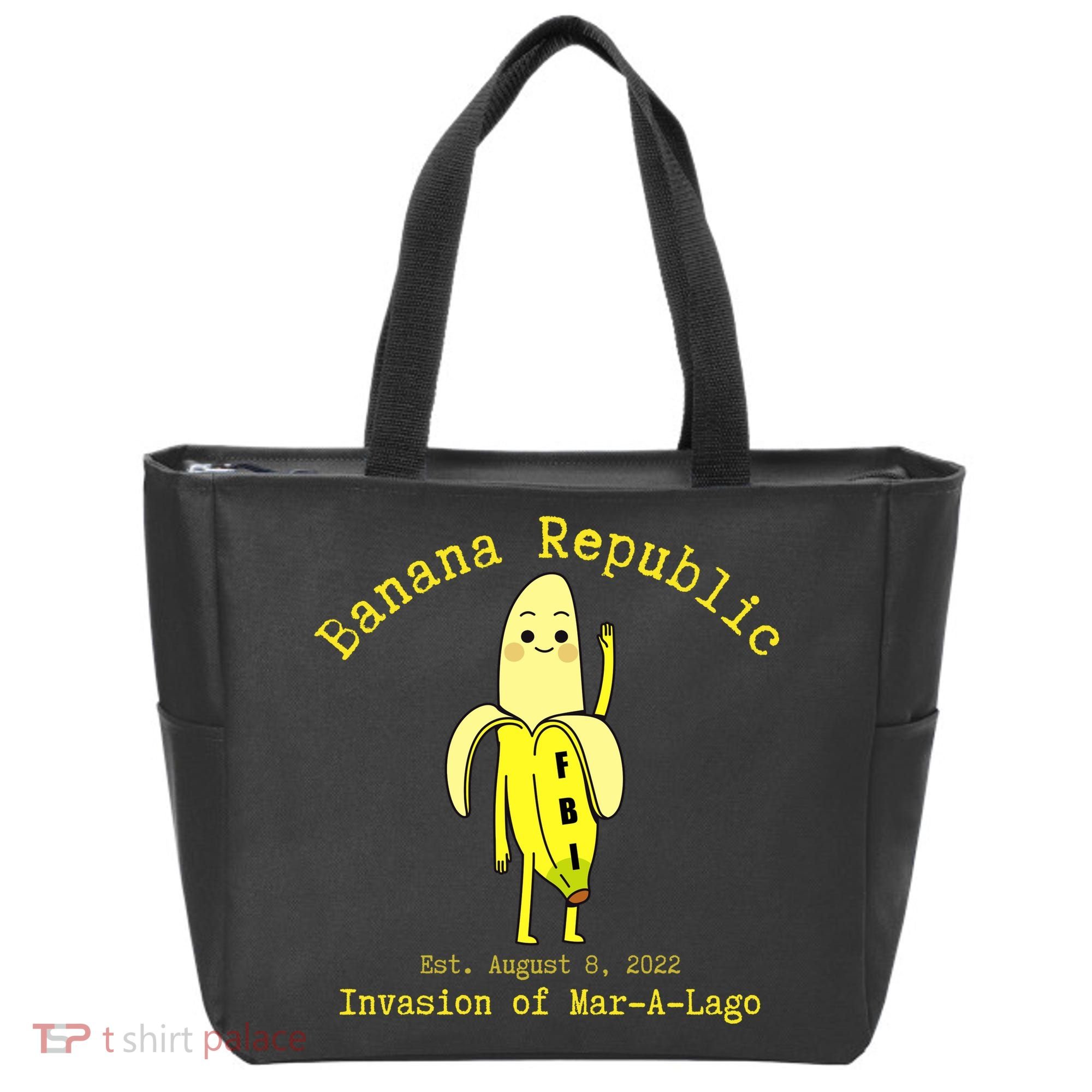 Funny Conservative Banana Republic Defund the FBI Tote Bag
