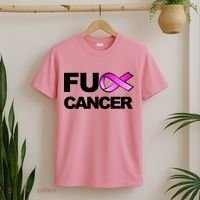 Fuck Cancer Fuck Breast Cancer Awareness T-Shirt thumb 2