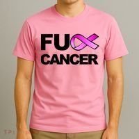 Fuck Cancer Fuck Breast Cancer Awareness T-Shirt thumb 3