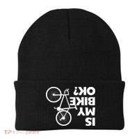 Funny Cycling For Men Women Bicycle Cyclist Bike Riding Beanie thumb 0