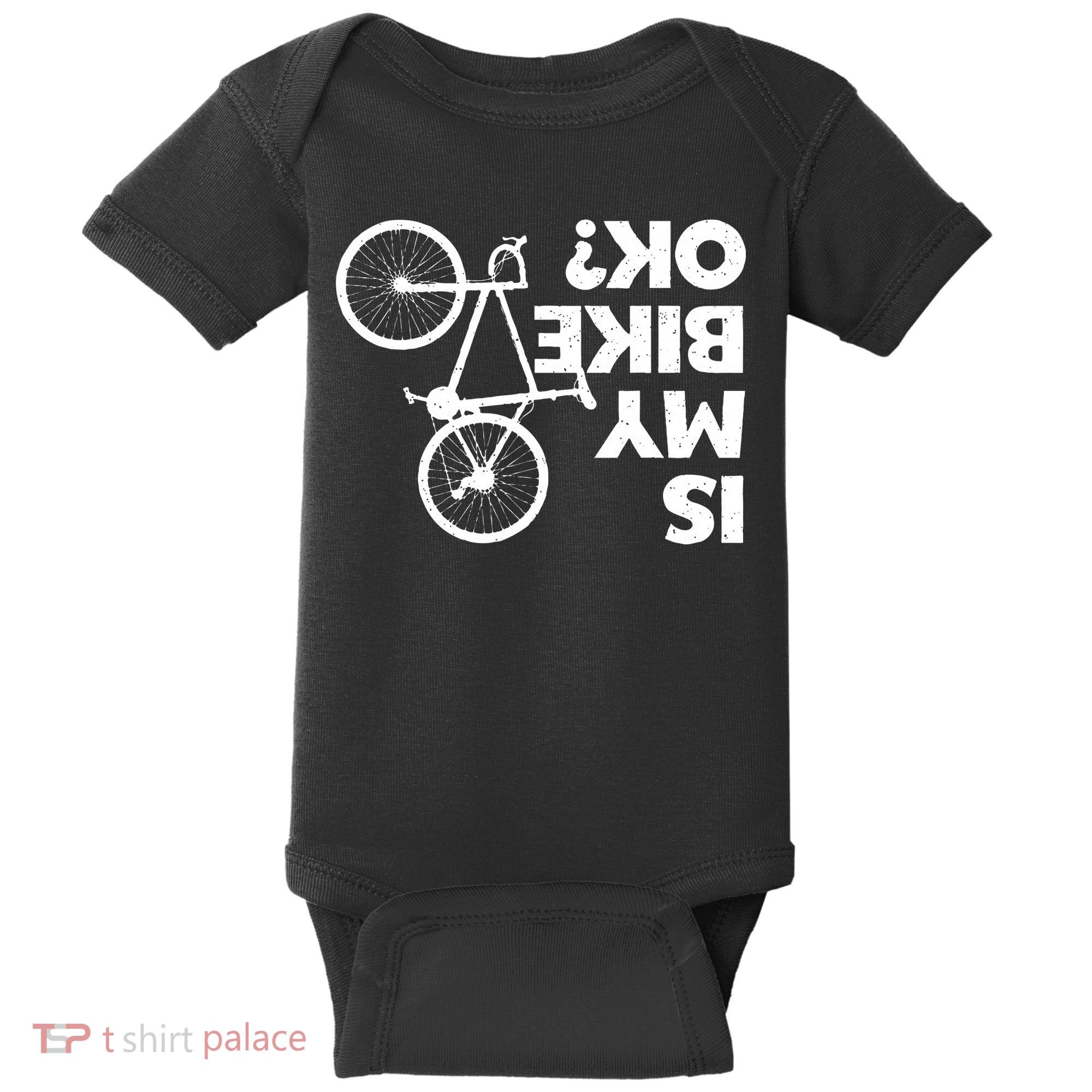 Funny Cycling For Men Women Bicycle Cyclist Bike Riding Baby Bodysuit
