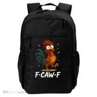 Funny Chicken F-Caw-F Rooster Backpack thumb 0