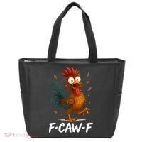 Funny Chicken F-Caw-F Rooster Tote Bag thumb 0