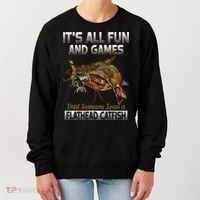 Flathead Catfish Fishing Freshwater Fish Gift Women's Sweatshirt thumb 0