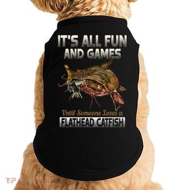 Flathead Catfish Fishing Freshwater Fish Gift Doggie Tank