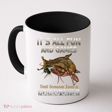 Flathead Catfish Fishing Freshwater Fish Gift Coffee Mug