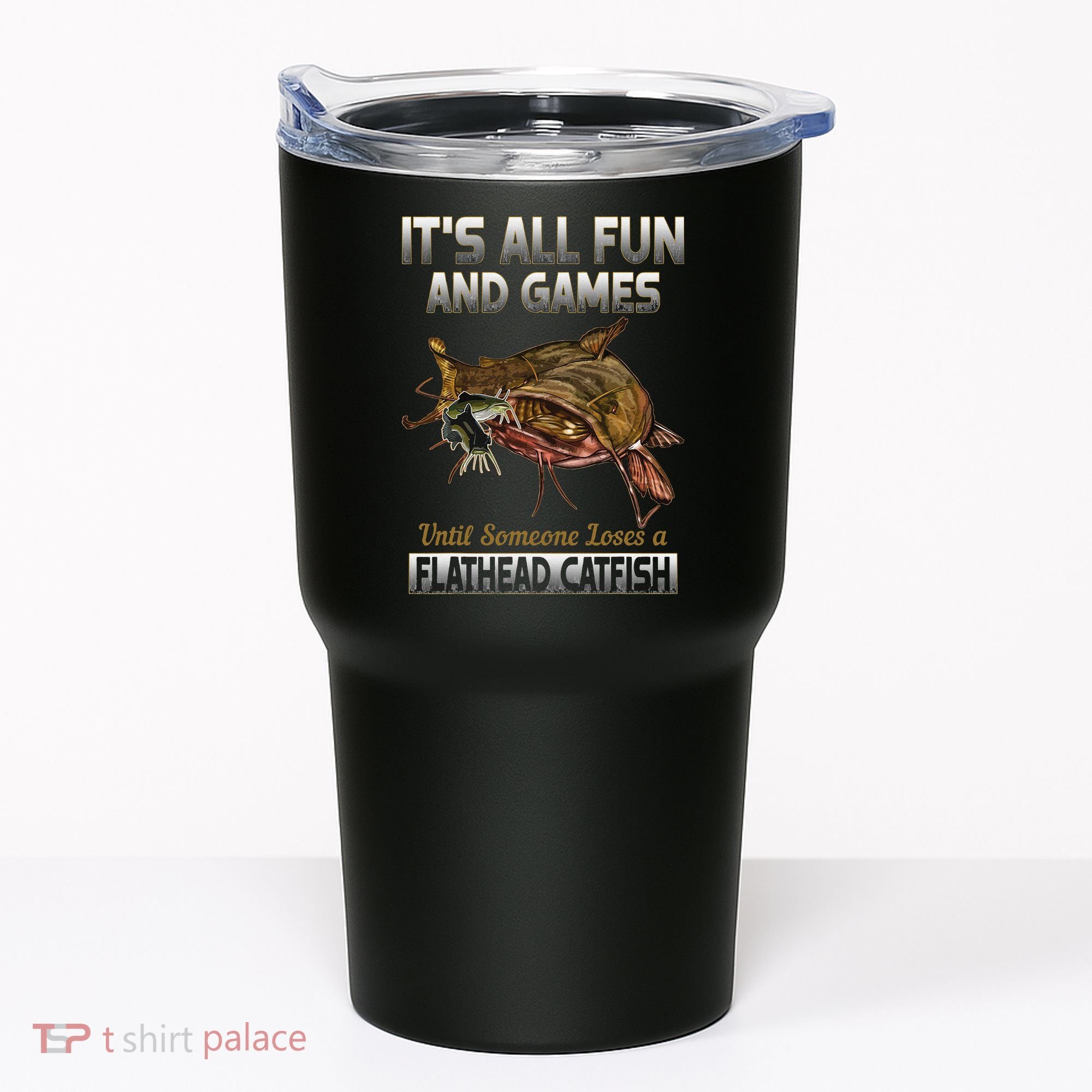 Flathead Catfish Fishing Freshwater Fish Gift Tumbler
