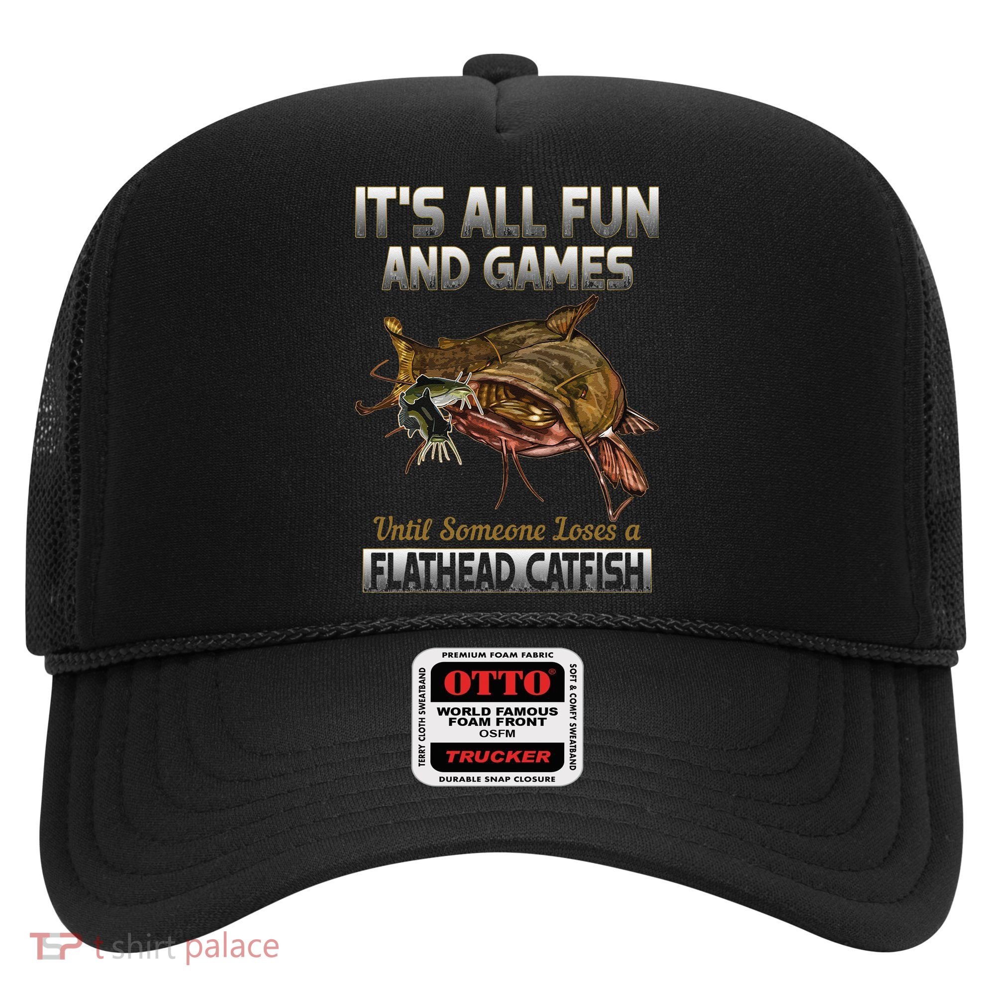 Flathead Catfish Fishing Freshwater Fish Gift Hat