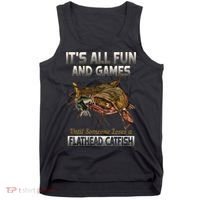 Flathead Catfish Fishing Freshwater Fish Gift Tank Top thumb 0