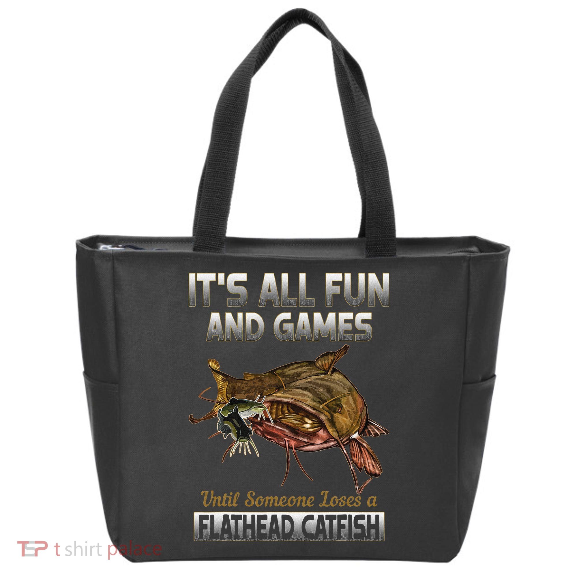 Flathead Catfish Fishing Freshwater Fish Gift Tote Bag