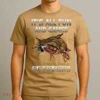 Flathead Catfish Fishing Freshwater Fish Gift T-Shirt thumb 3